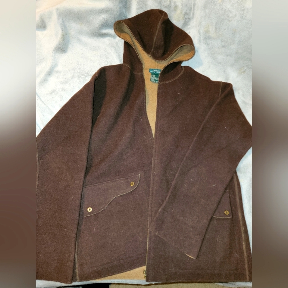 Wool jacket. Super comfortable.